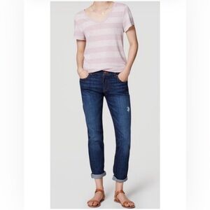 Loft relaxed boyfriend jeans
